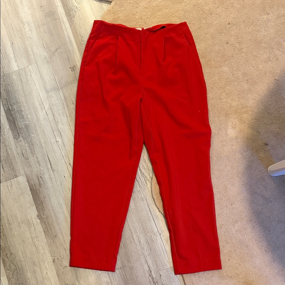 A New Day Bold Red Stretch Pants